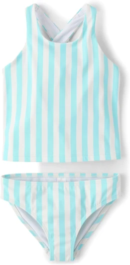 The Children’s Place Girls’ 2-Piece Tankini Swimsuit