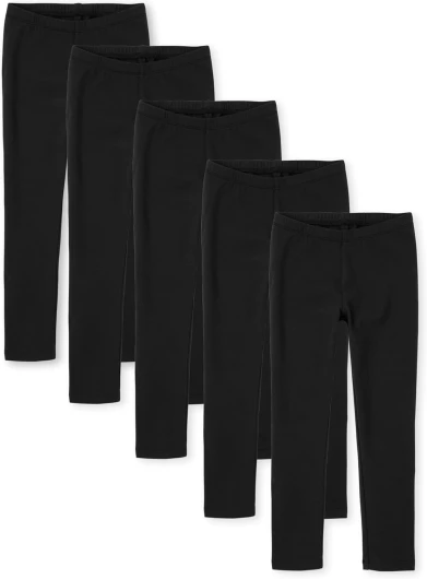 The Children’s Place Girls Leggings Medium Black 5-pack