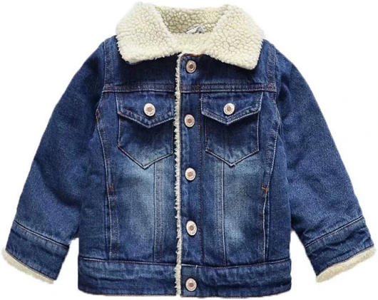 Boys’ Denim Jacket Outerwear, 12M-14 Years 4T Style 5 Denim