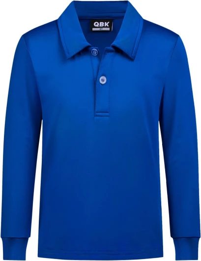Boys’ Performance Polo Kids Collared Golf Shirts Long Sleeve School Uniform for 4T-16Y
