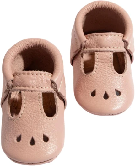 Soft Sole Mary Jane Moccasins, Baby Girl/Toddler Shoes, Multiple Sizes and Colors