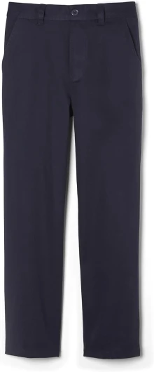 Boys’ Pull-on Relaxed Fit School Uniform Pant (Standard & Husky) 8 Navy