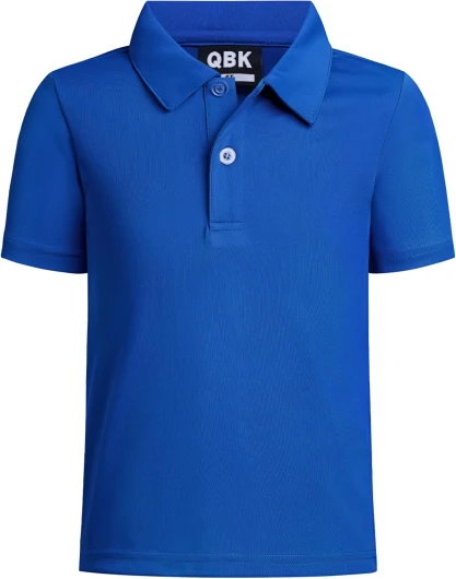 Toddler to Youth Boys’ Performance Polo Kids Collared Golf Shirt School Uniform