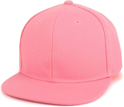 Infant to Toddler Kid’s Plain Structured Flatbill Snapback Cap
