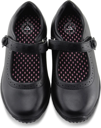Girl’s Mary Jane School Uniform Shoes 13 Little Kid Black Pu