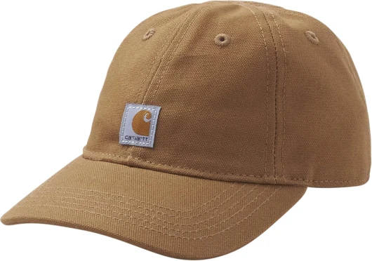 Kids’ Signature Canvas Baseball Cap Hat One Size Carhartt Brown