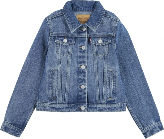 Levi’s Girls’ Denim Trucker Jacket Medium Bristol