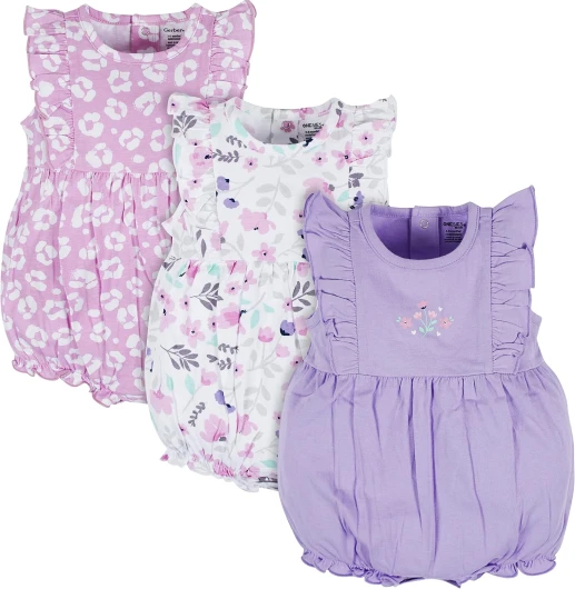 Onesies Brand baby-girls 3-pack Romper 3-6 Months Rainbows